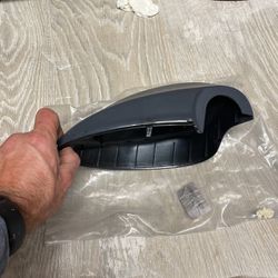 OEM Side Mirror Covers For A 2006 BMW 330i (grey Plastic; Pre-primed; Paintable)
