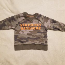 Toddler Seriously Handsome Camo Sweatshirt 18mo