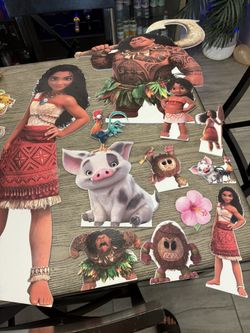 Moana Cutouts For Birthday Party Plus Decorations