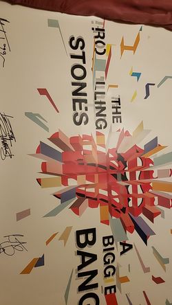 Rolling Stones "A Bigger Bang" concert poster