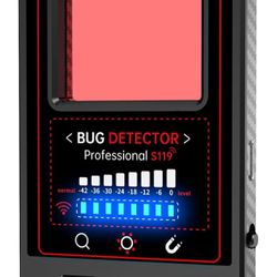 Hidden Camera Detectors, Anti Spy, Car GPS Tracker, Portable RF Signal Finder, Bug Sweeper, Listening Device Detector for Airbnb Office Car Hotel Trav