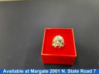 Men's Ring - Tricolor Gold 14k (.585) 6.8 grams Size 12