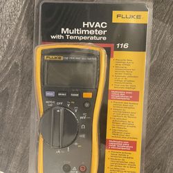 HVAC multimeter with temperature 