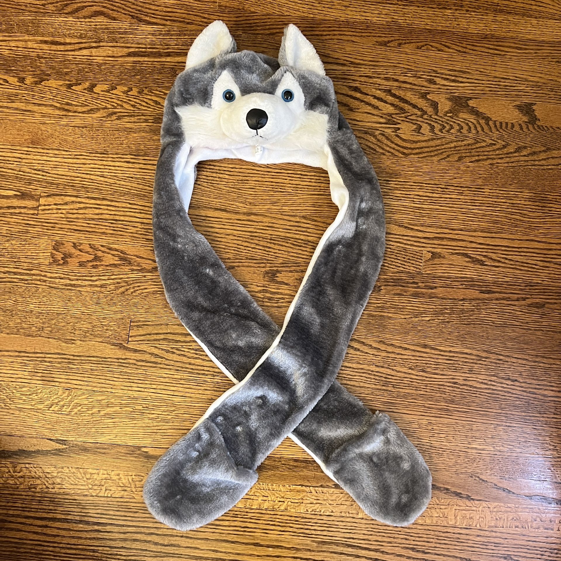 Husky/Wolf Plush Animal Hat Winter Warm Winter Fashion Clothing Accessories