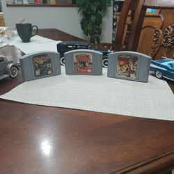 Nintendo 64 3 Games For Sale