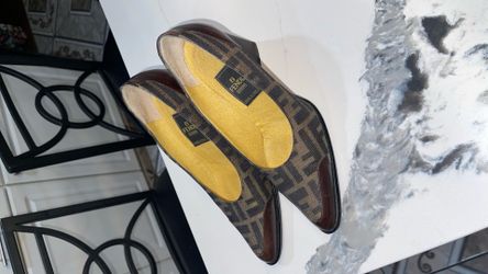 Fendi Zucca logo monogram canvas