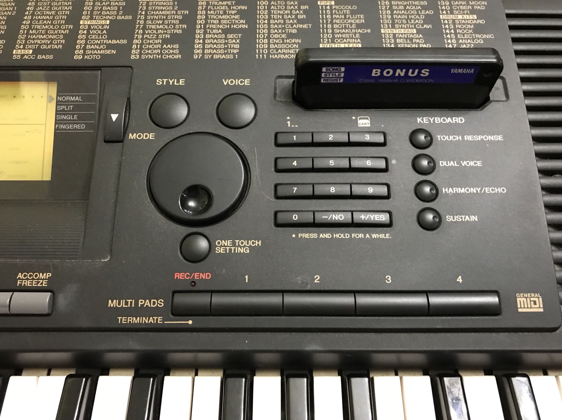 Yamaha PSR-520 Keyboard 60's Pop Music Cartridge Songs - YouTube