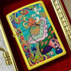 Rare Collectable 2013 Zippo Lighter - Alice in Wonderland Caterpillar