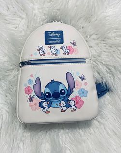 Official Loungefly Disney Lilo & Stitch Stitch with Ducks Mini Backpack