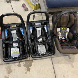 Graco Infant Car Seat And Two Bases