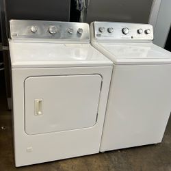 MAYTAG HE TOP LOAD WASHER AND GAS DRYER SET 