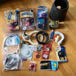 Assorted Lot of Plumbing Parts and Supplies