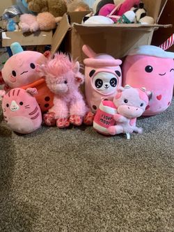 Pink build a bear cow