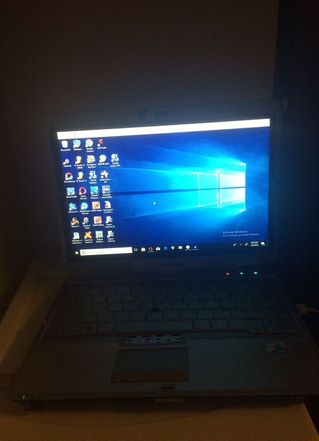 Laptop with studio softwares