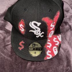 Custom White Sox Fitted Cap