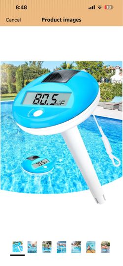 Solar Floating Pool Thermometer Digital