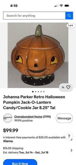 Johanna Parker cookie jar