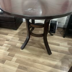  Round Wooden Table 