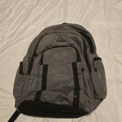 Quiksilver Gray Backpack - Spacious & Durable