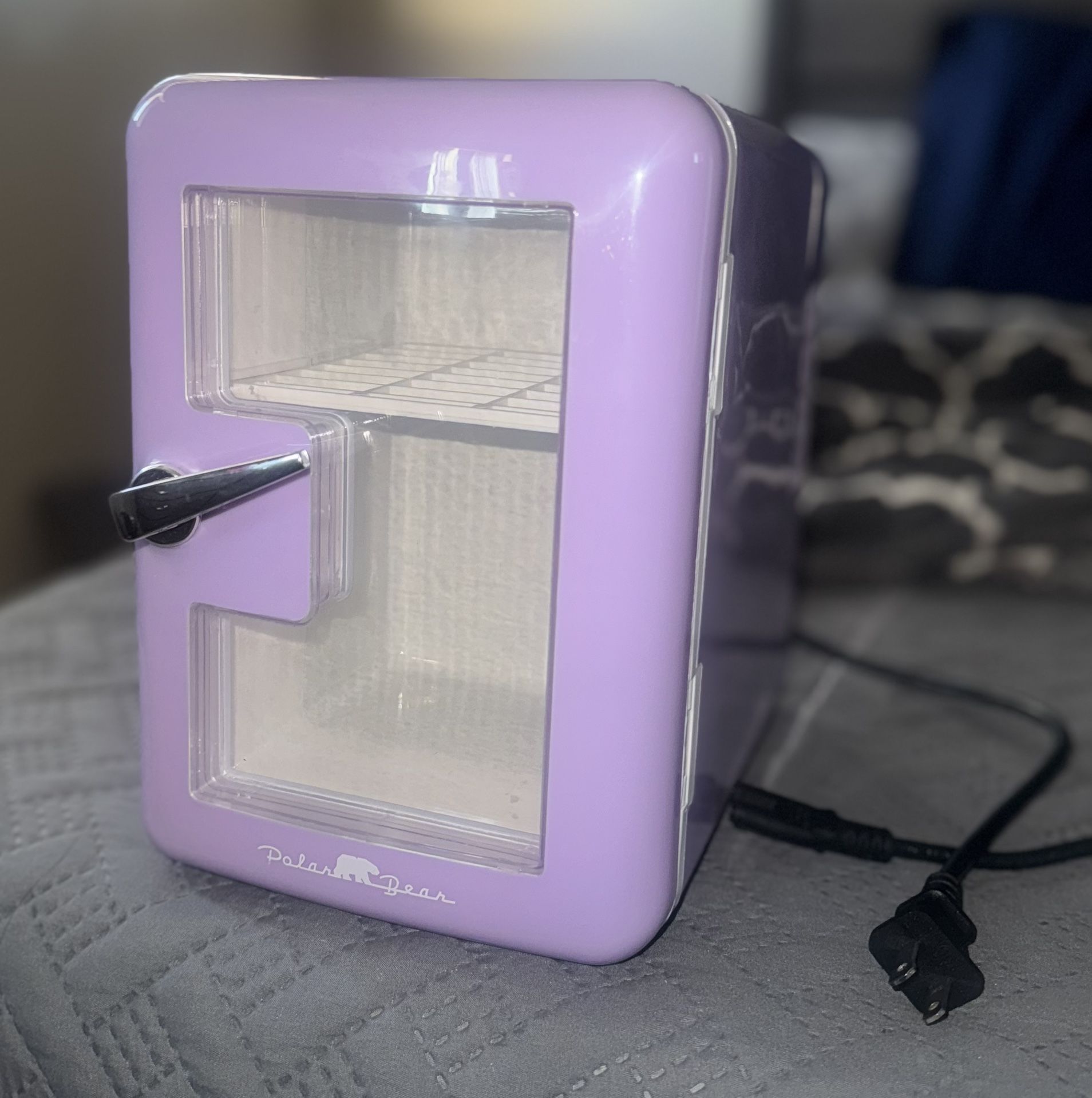 Purple Mini Fridge (Polar Bear) for Sale in Escondido, CA - OfferUp