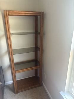 Wood & Glass Shelf