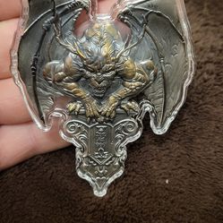 2oz silver gargoyle