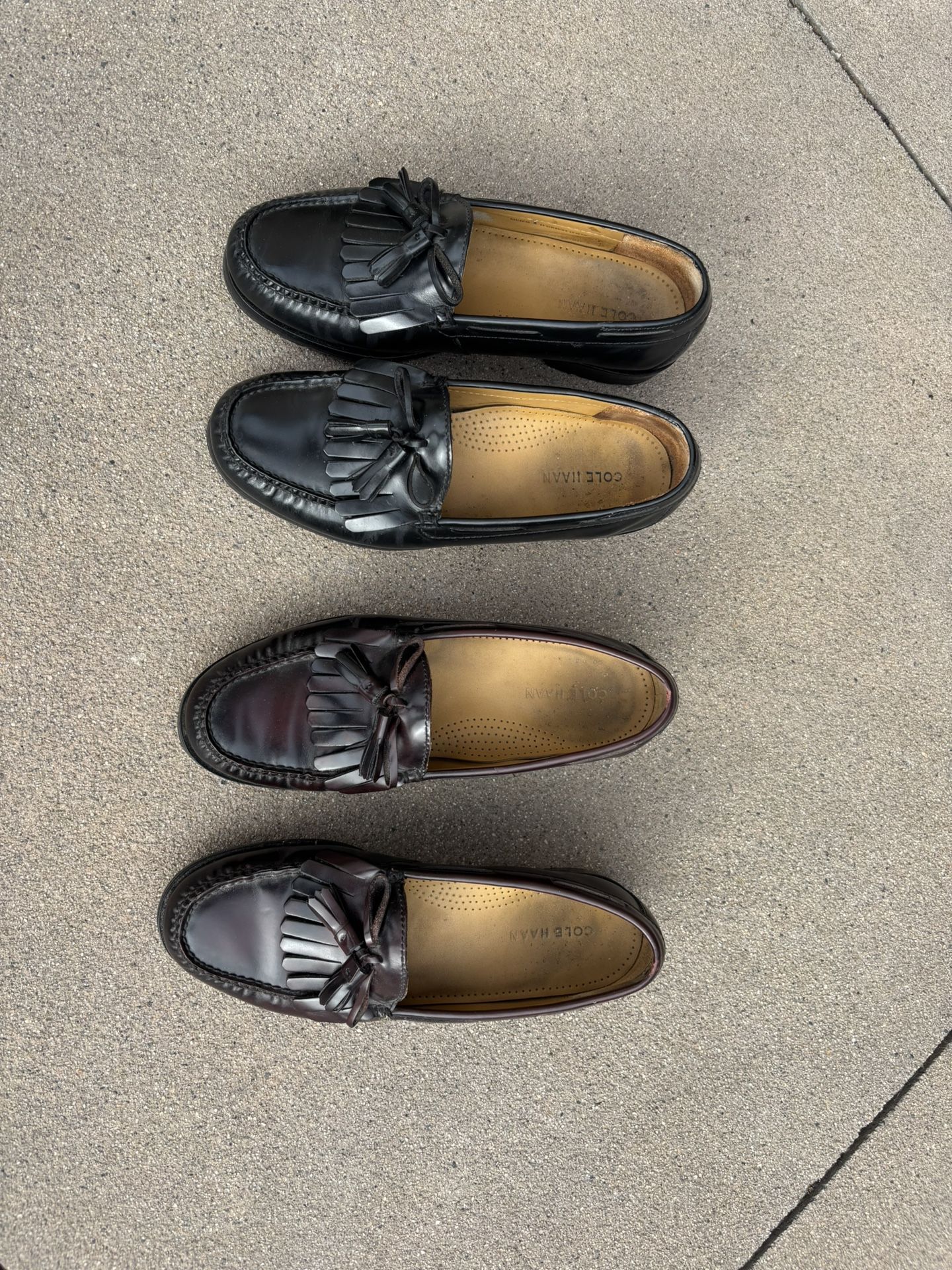 Men’s Cohan casual dress shoes, size 9