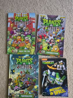 Ninja Turtles and Plants VS Zombies books