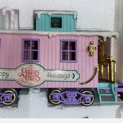 TRAIN SET-ENESCO PRECIOUS MOMENTS SUGAR TOWN HOLIDAY EXPRESS