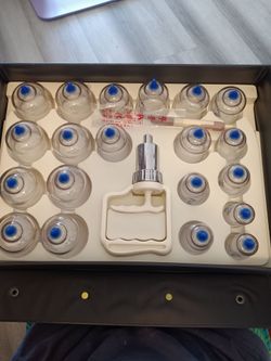 Asian cupping set up..
