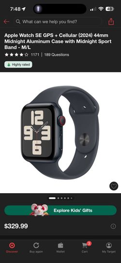 Apple Watch Se Cylinder And Gps Included Aluminum Ceramic 40 Mm
