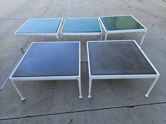 Vintage Richard Schultz Coffee Tables By Knoll Mid-century Modern Patio