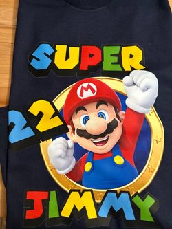 Super Mario custom t shirts