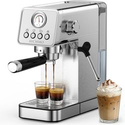 20 Bar Espresso Machine with Milk Frother
