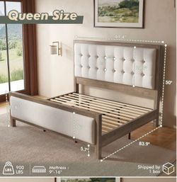 Brand new QUEEN size bed - solid wood