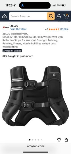 ZELUS Weighted Vest,