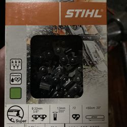 Stijl Chainsaw Chain 33 RS3 20” New 6 Available 30 Each 