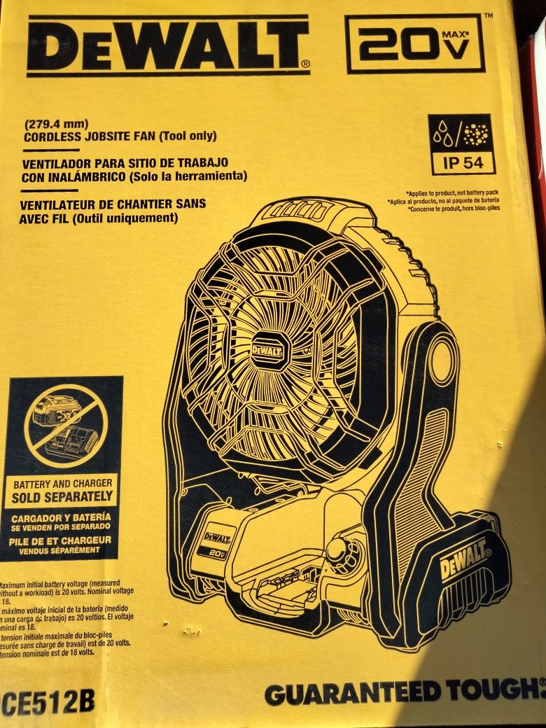 DeWalt 20v Fan