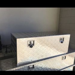 48” aluminum under bed toolbox