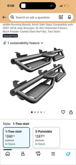 Jeep steps jk 4 doors