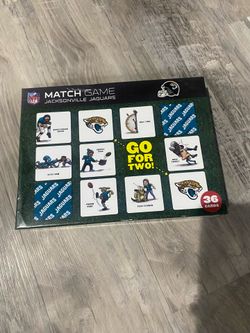 Jacksonville Jaguars memory matching game like new