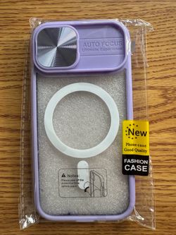 iPhone 15 Case with Slide Camera Cover