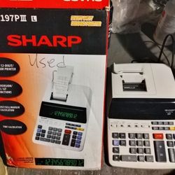 Sharp Electric Printing Calculator