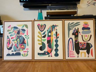 FRAMED CANVAS ART BY RACHEL LEE