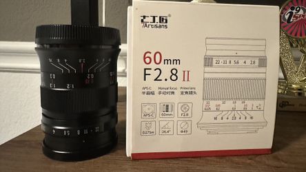 60mm F2.8 Mark II Macro APS-C Sony E Mount Cameras