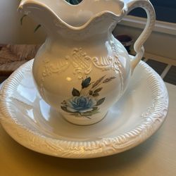 Water Pitcher And Basin