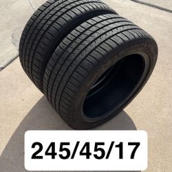 (2)245/45/17 Michelin Pilot Sport A/S 3 Plus 