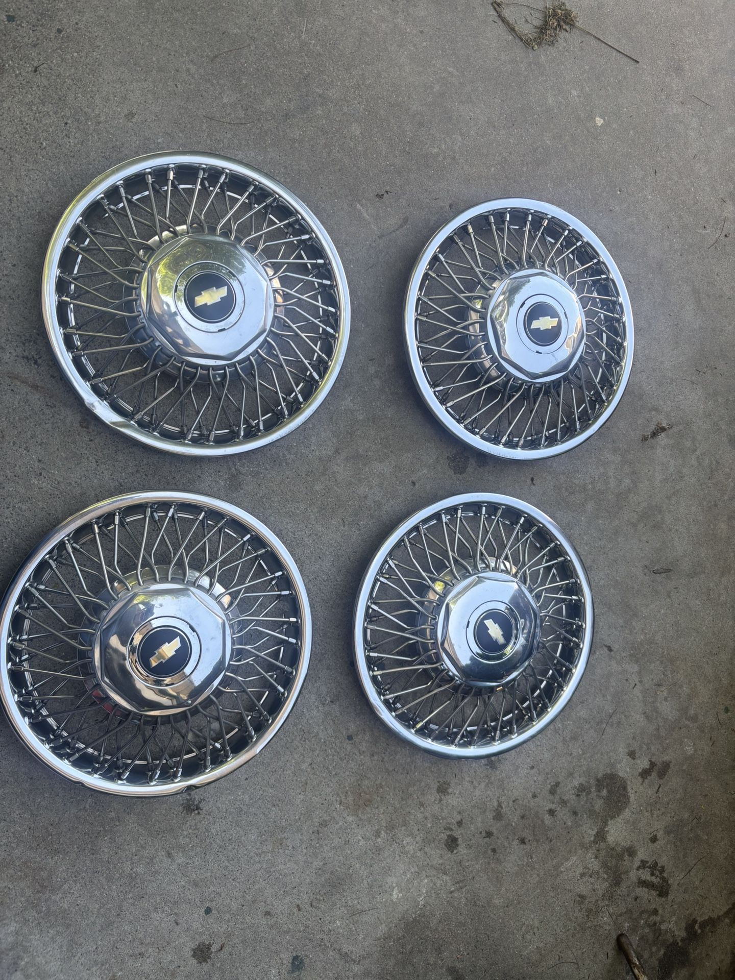 14 inch wire hubcaps 70s 80s 60s Chevy $175