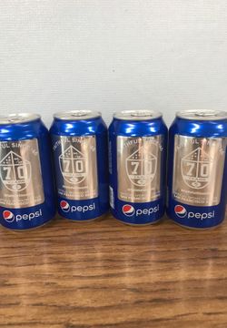 4 collector 49er pepsi cans