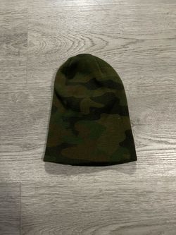 Vintage 1990s Men’s Dark Military Camo Beanie